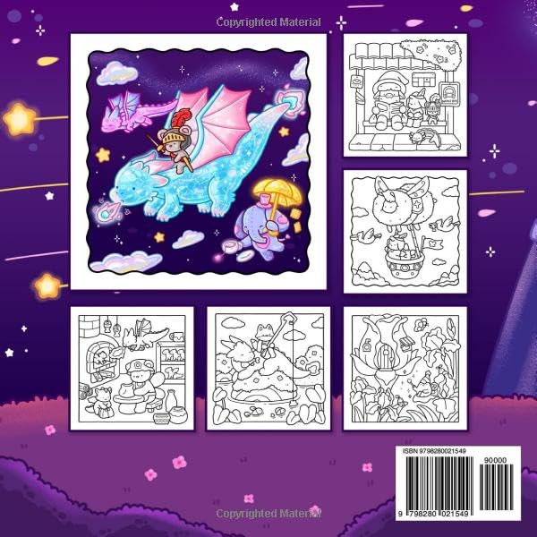Fantasy Land: Coloring Book for Adults and Teens