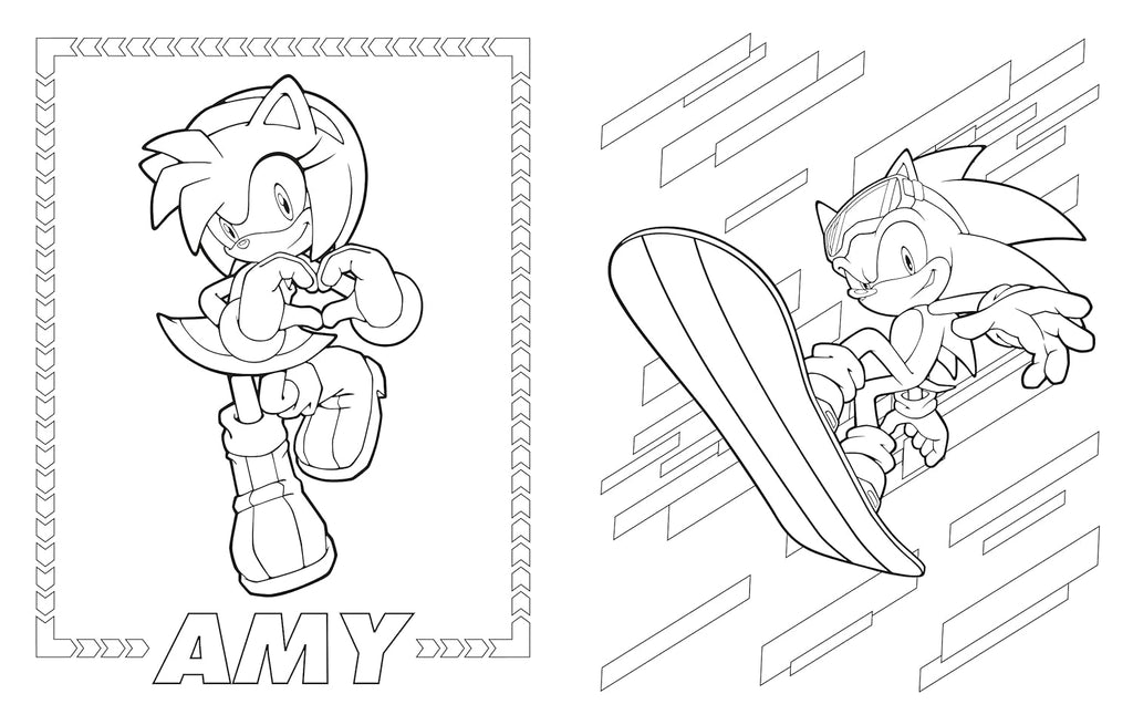 Sonic the Hedgehog: The Official Coloring Book