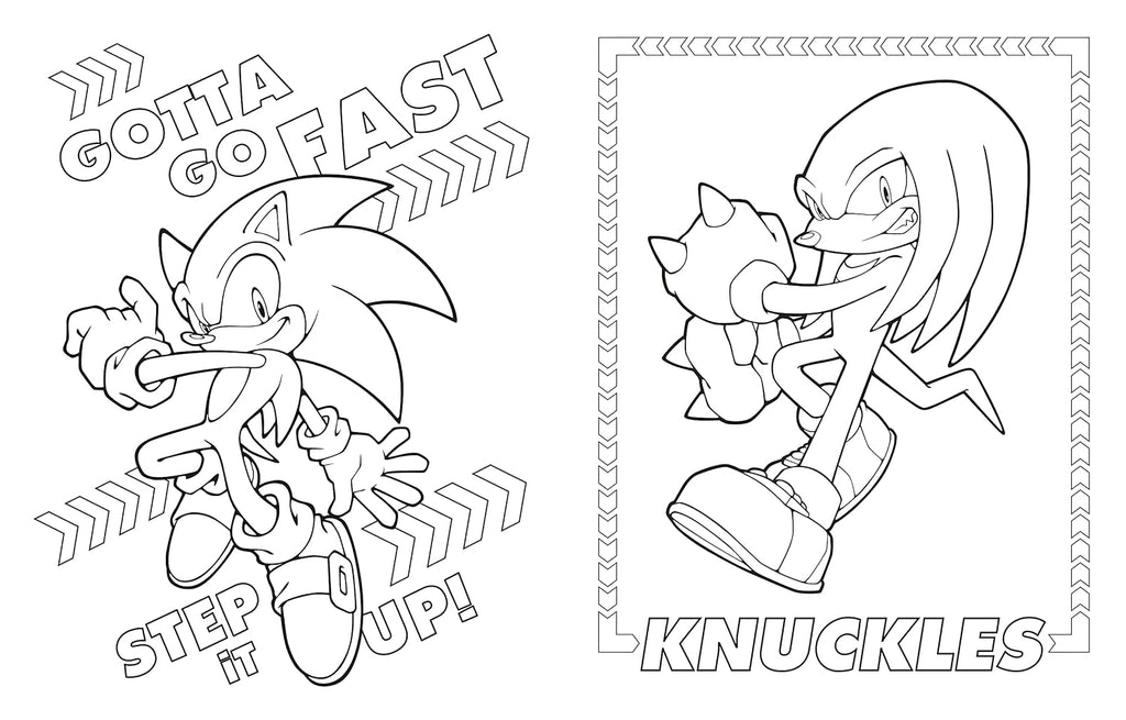 Sonic the Hedgehog: The Official Coloring Book