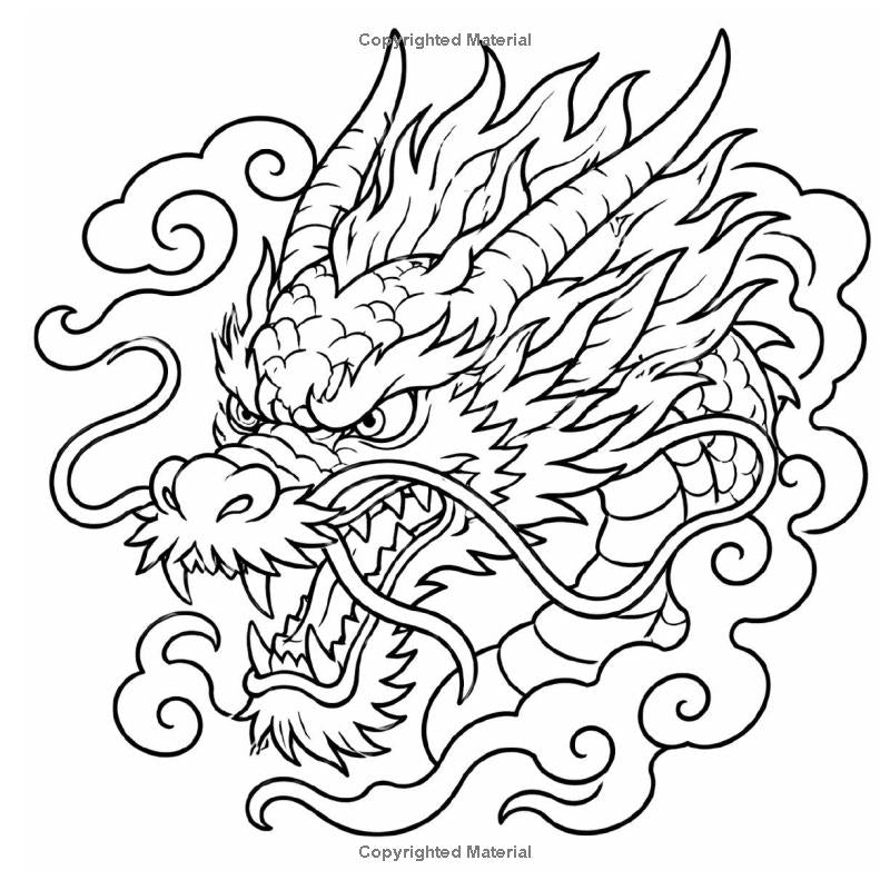 Tattoo Coloring Book for Adults: Bold Tattoo Flash Designs