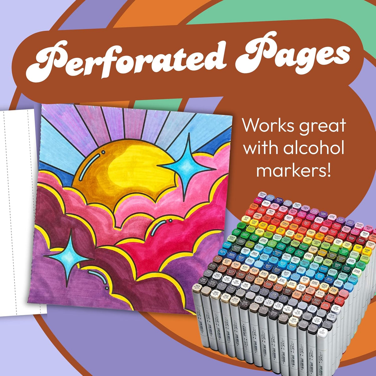 Cozy Coloring Good Vibes: 50+ Bold and Easy Pages to Color