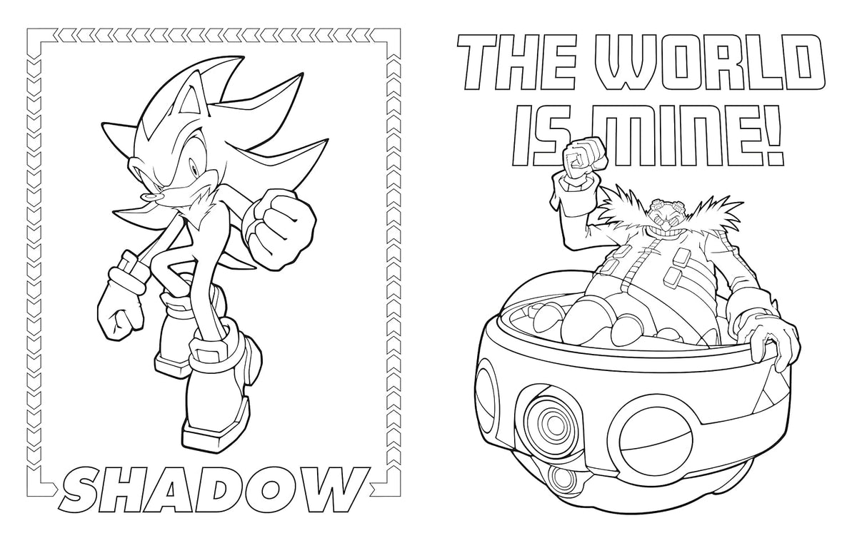 Sonic the Hedgehog: The Official Coloring Book