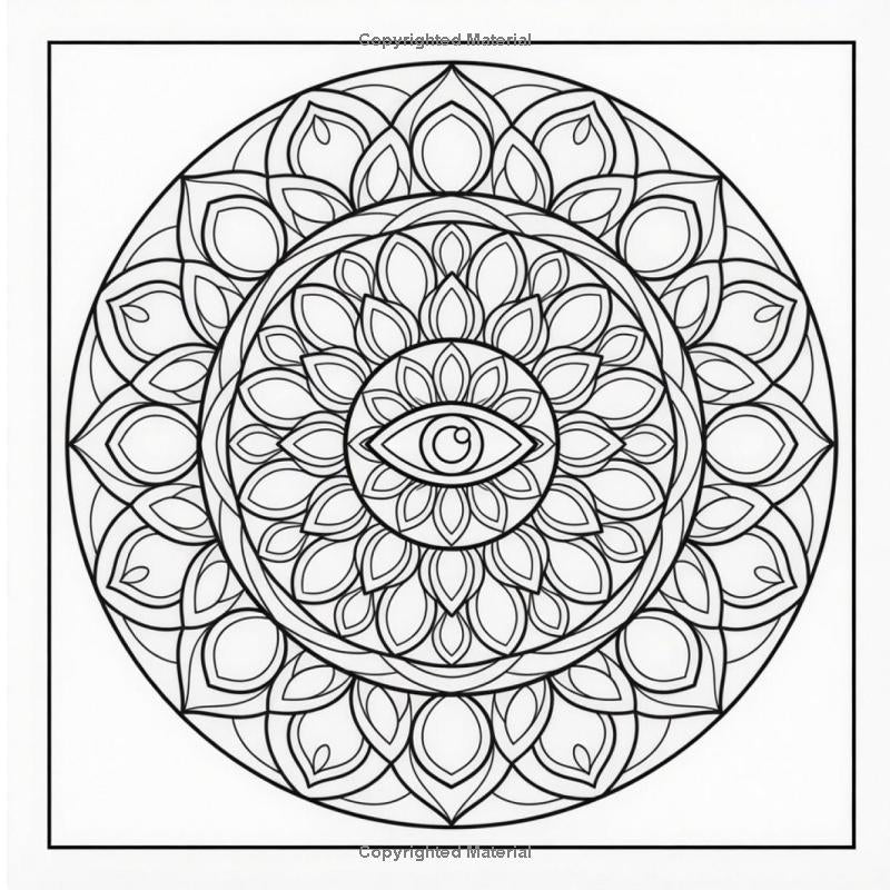 Bold Mandalas for Relaxation: Mindful Patterns for Stress Relief and Calm